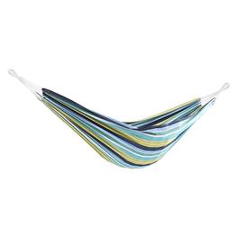 Vivere - Brazilian Style Double Outdoor Cotton Hammock with Carry Bag, Cayo Reef