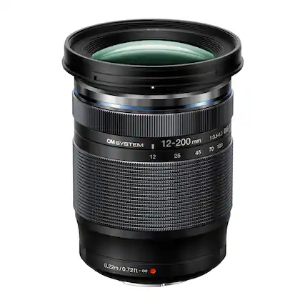 OM SYSTEM 12-200 mm 1:3.5-6.3 45 70 100 12 25 0.22m/0.72ft-∞