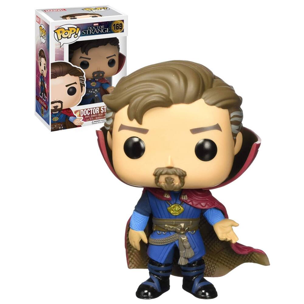 A A - DOCTOR 169 TOP! STRANGE RSSA DOCTOR ST BONBLE-HEAD 8 L BOBALE

Corrected text from the image:
- DOCTOR STRANGE
- POP!
- 169
- DOCTOR STRANGE
- LA VIDA ES COMO UN VIAJE
- MARVEL