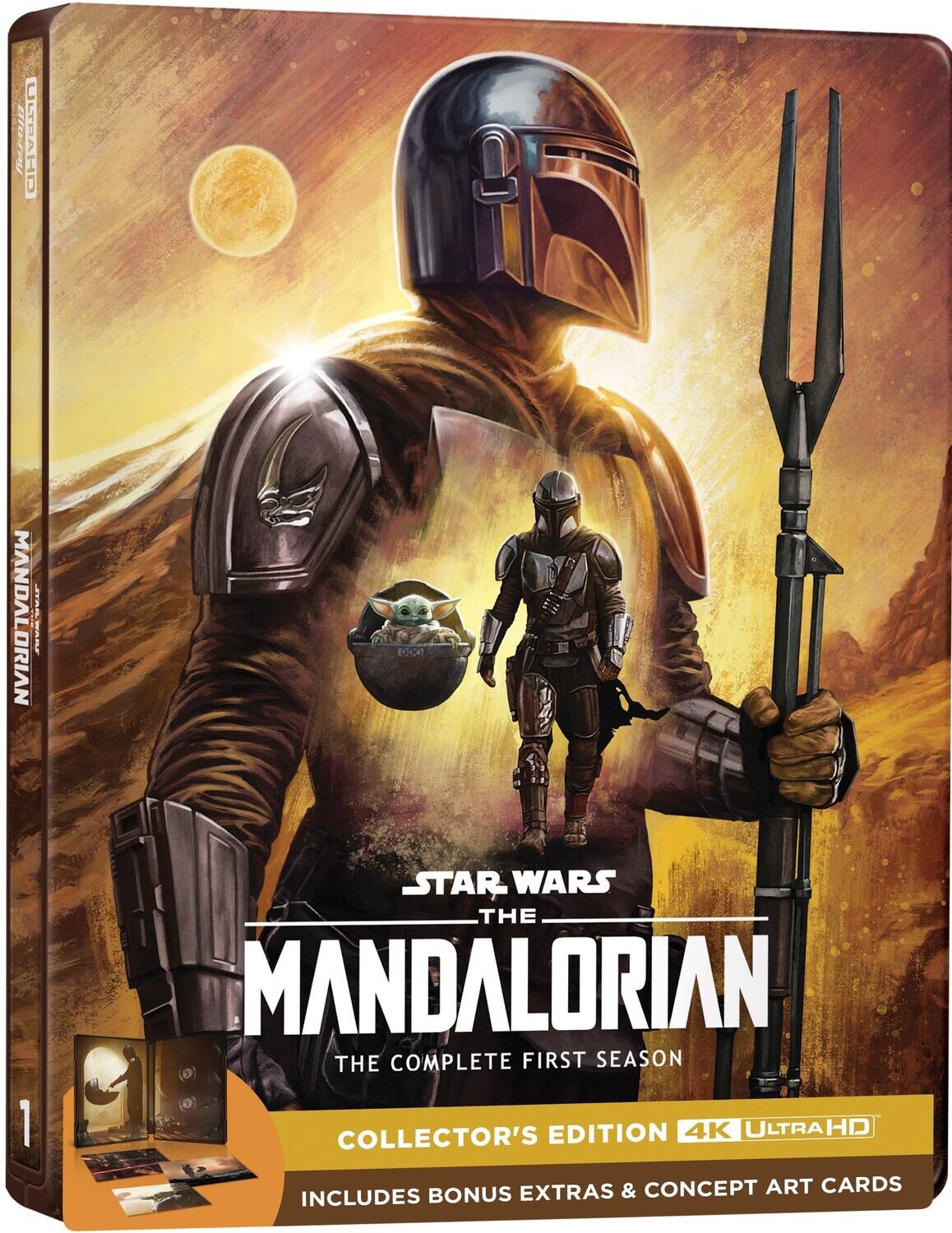 Alt View 1. The Mandalorian: The Complete First Season (Steelbook) - 4K Blu-Ray.