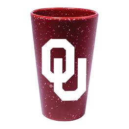 WinCraft - Oklahoma Sooners 16oz. Team Color Silicone Pint Glass - Multicolor