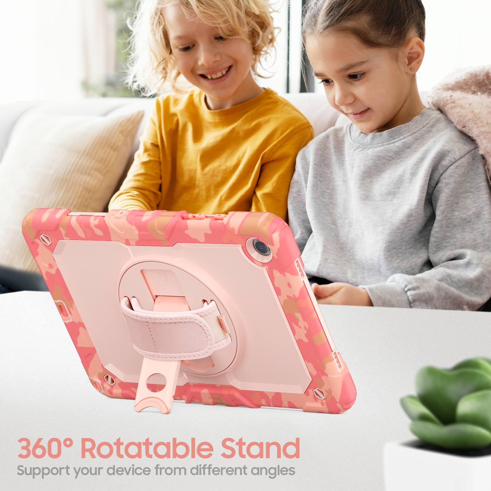 360° Rotatable Stand  
Support your device from different angles