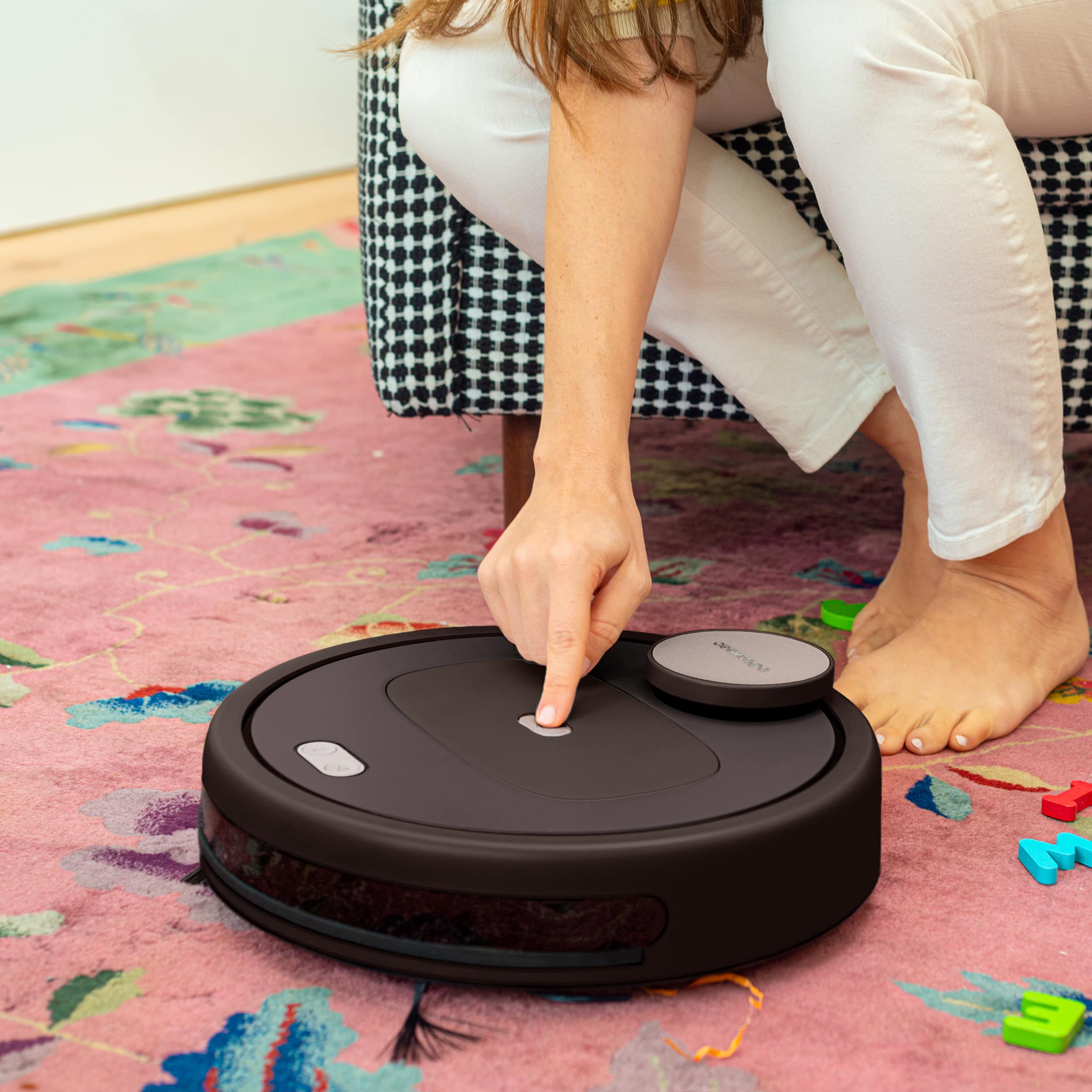 Alt View 17. bObsweep - PetHair Appetite Wi-Fi Connected Robot Vacuum and Mop - Coffee.