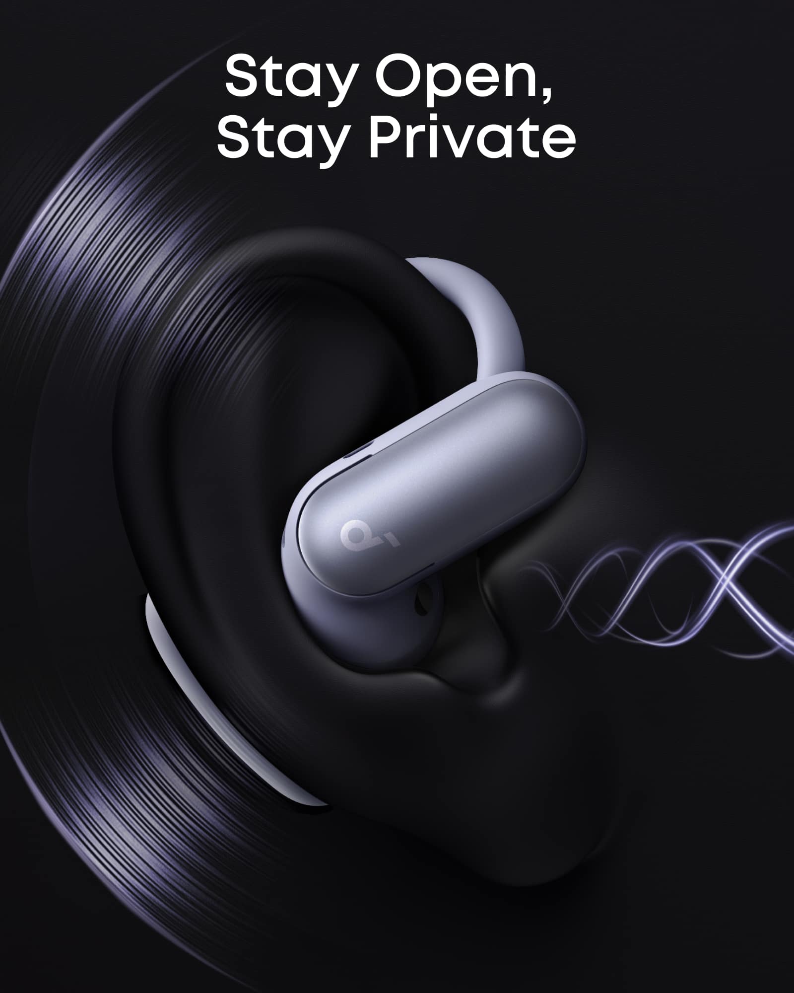 Soundcore AeroFit 2 Pro by Anker, Open Ear with Semi In Ear Active