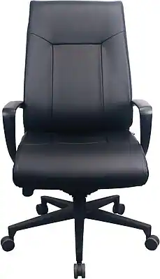 Tempur-Pedic - Ergonomic Leather Swivel Executive Chair, (TP2500-BLKL) - Black