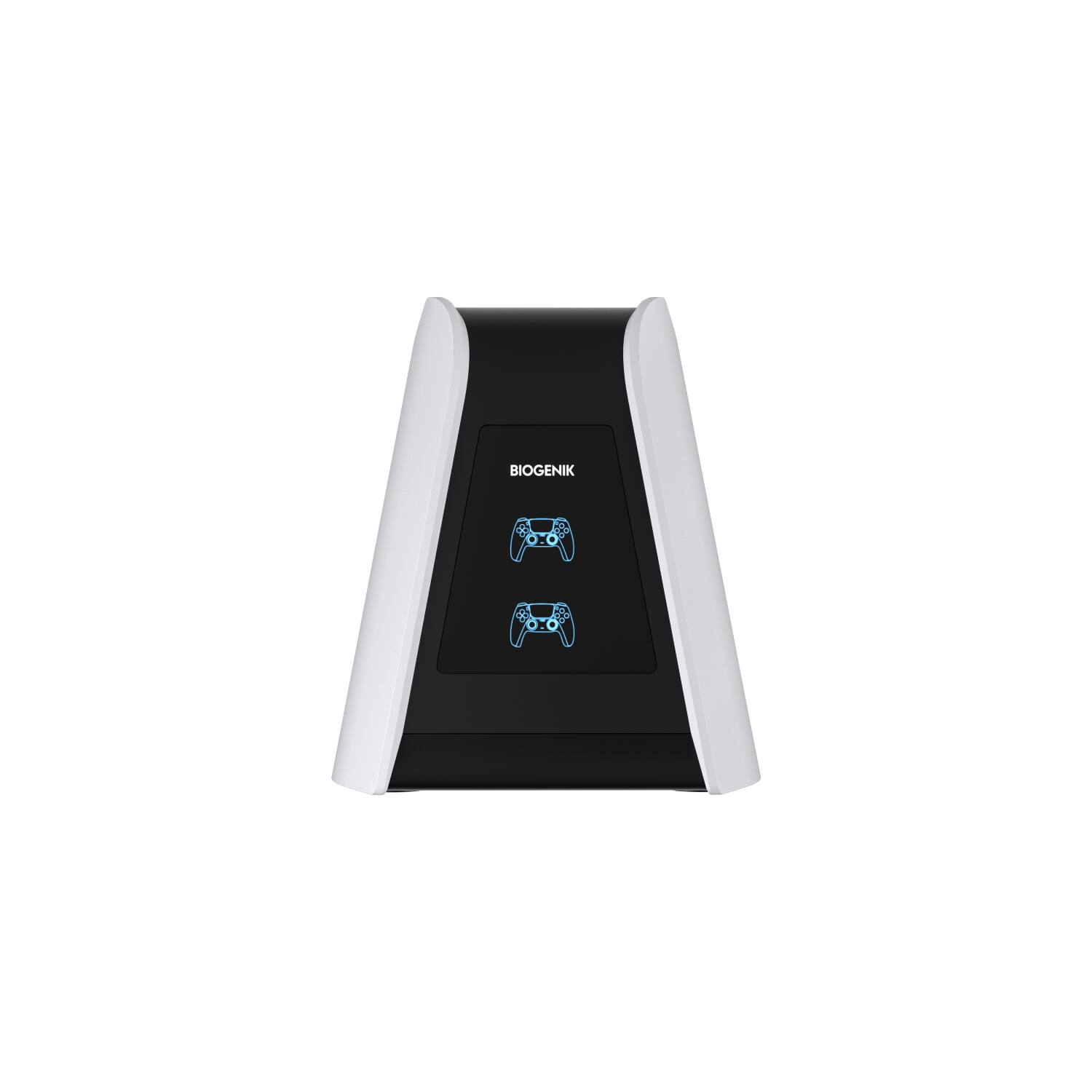 Angle. Biogenik - Dual Charge Dock for PlayStation 5 DualSense & DualSense Edge.