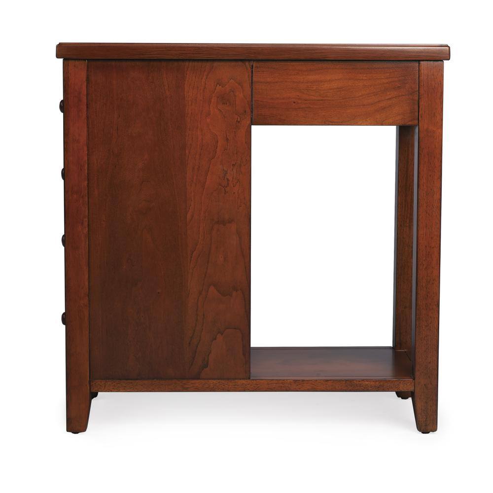 Left. Butler Specialty - Kelton 4 Drawer Side Table - Medium Brown.