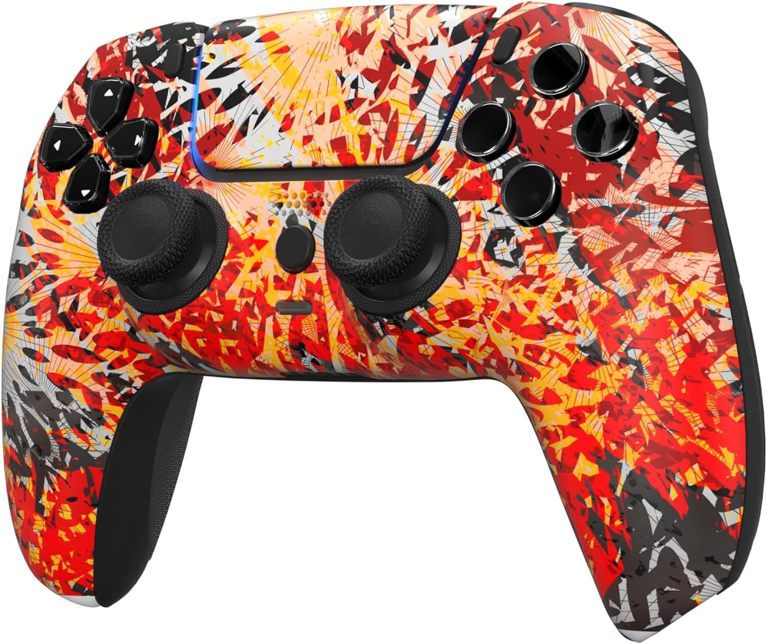 Angle. Custom Controllerzz - Custom Wireless Controller for PS5 - Solar Flare.