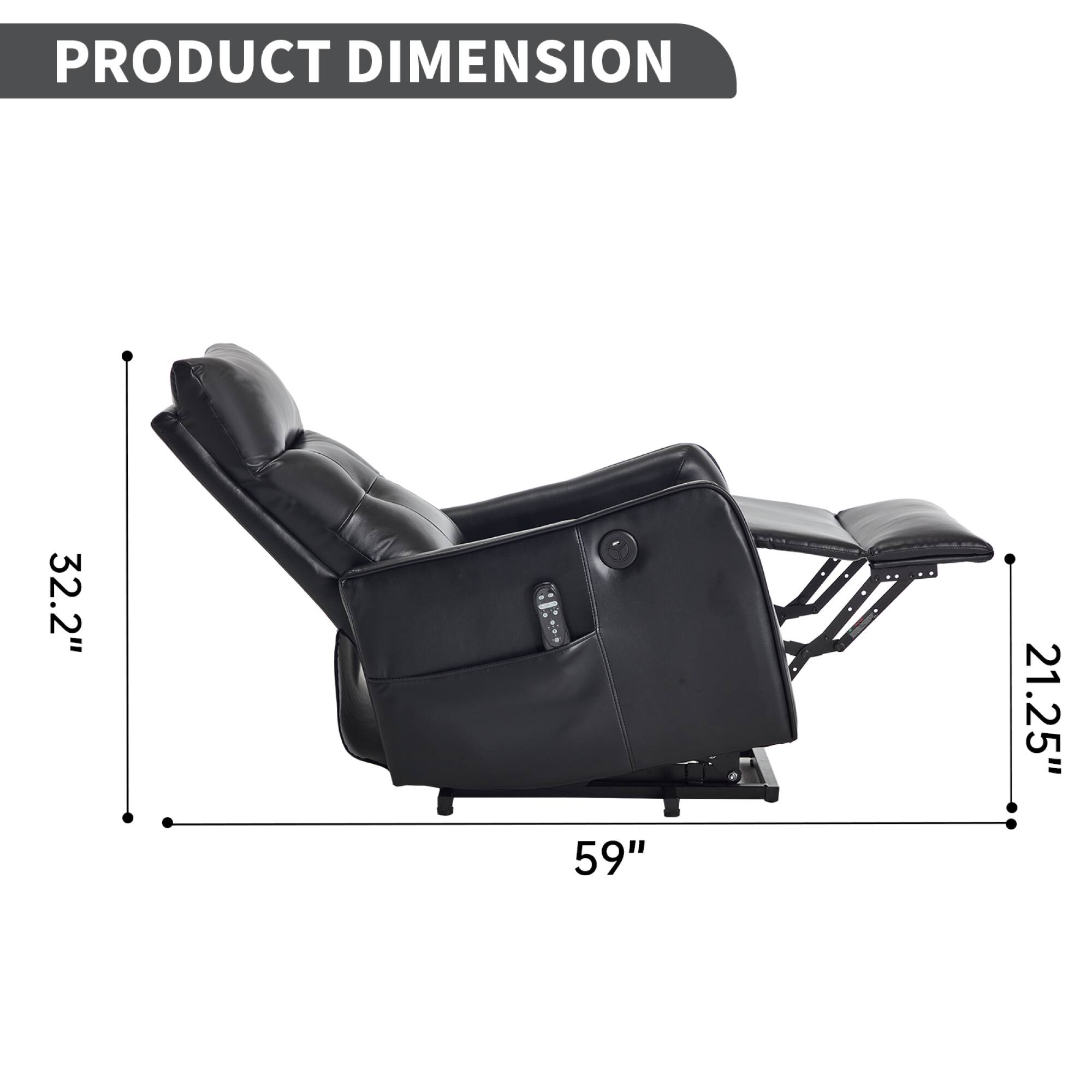 PRODUCT DIMENSION

32.2"  
59"  
21.25"