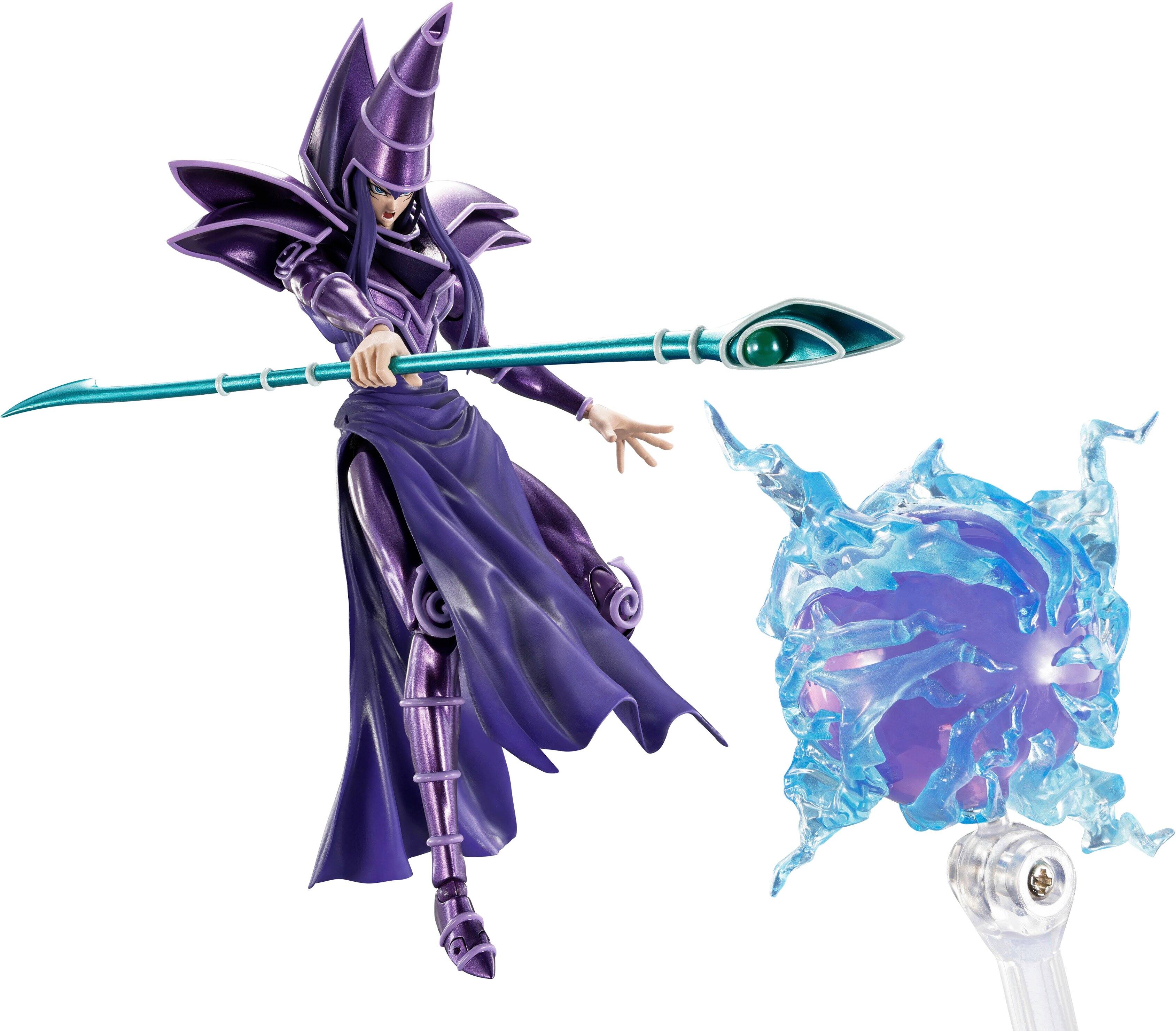 Alt View 2. Bandai - Dark Magician - Yu-Gi-Oh! - Tamashii Nations S.H.MonsterArts 7.3" Figure.