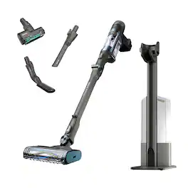 Shark - Refurbished Excellent - SHARK® CORDLESS POWERDETECT™ CLEAN & EMPTY SYSTEM - GRAY/ LIGHT BLUE