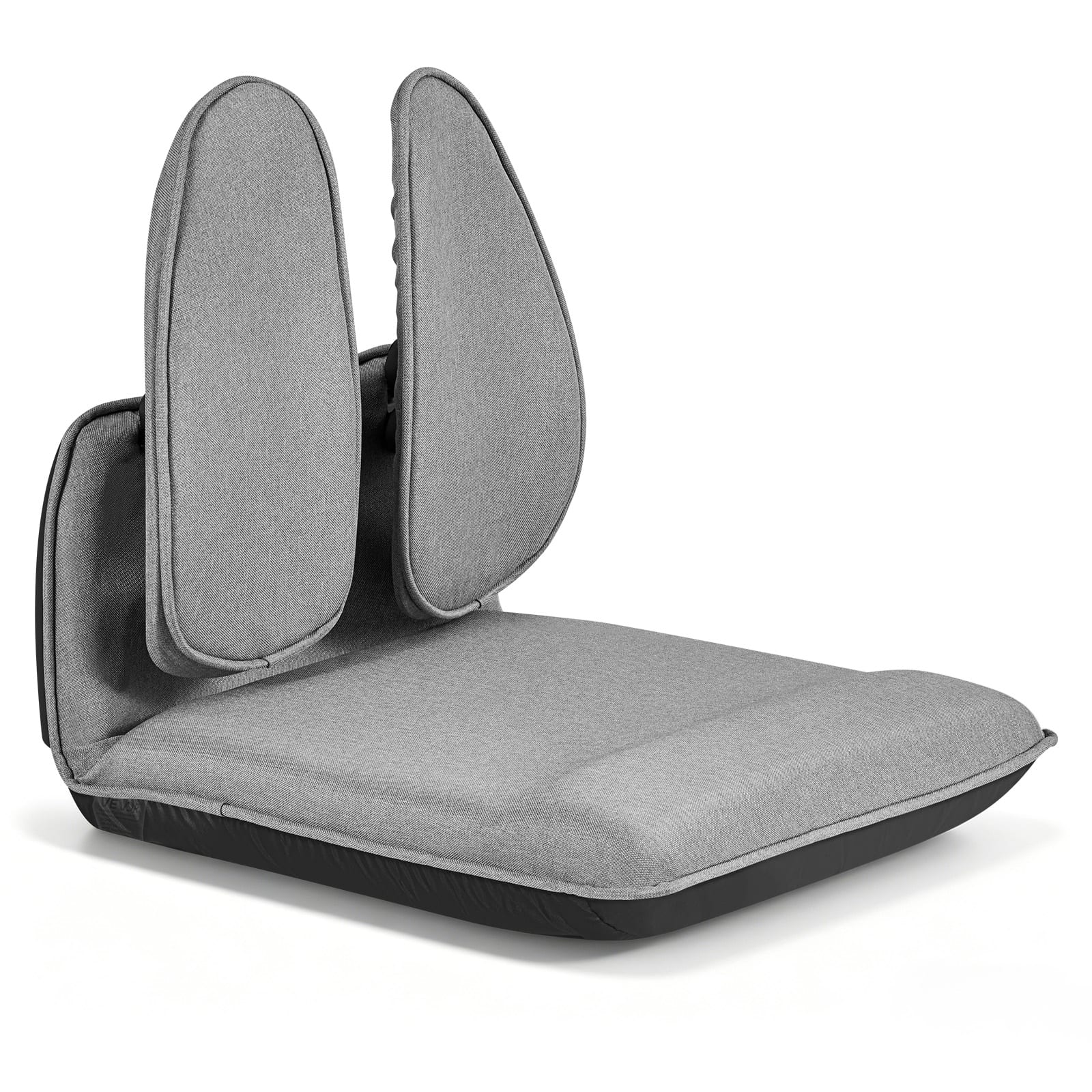VEVOR - Floor Chair, 5 Adjustable Positions Folding Floor Gaming Chair with Ergonomic Back Support, Sturdy Metal Frame - Gray price history on PriceWatchPro