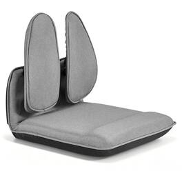 VEVOR - Floor Chair, 5 Adjustable Positions Folding Floor Gaming Chair with Ergonomic Back Support, Sturdy Metal Frame - Gray