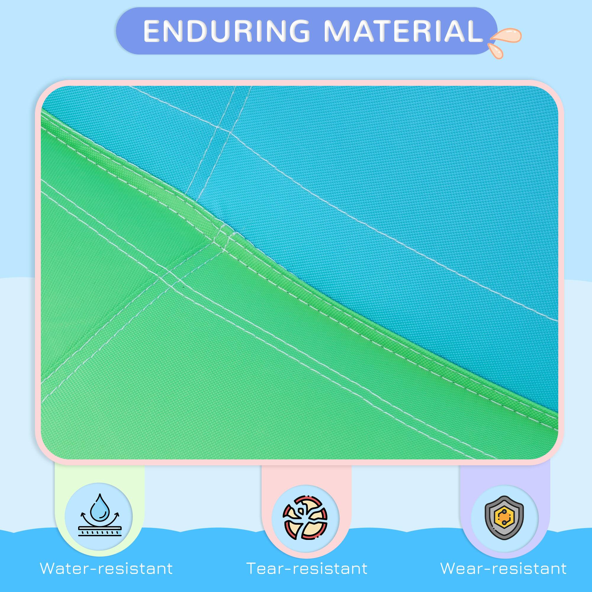 ENDURING MATERIAL

- Water-resistant
- Tear-resistant
- Wear-resistant