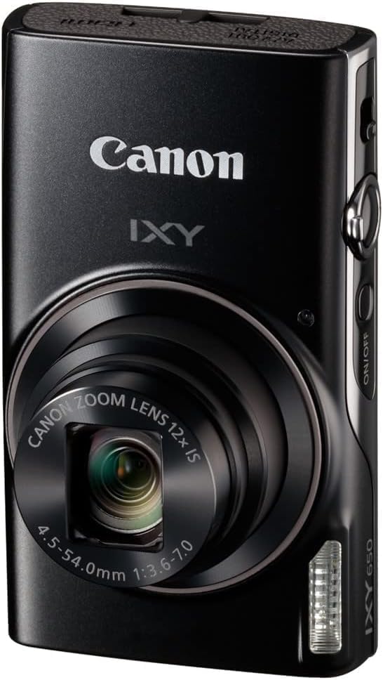 Canon IXY  
Canon Zoom Lens 12x IS  
4.5-54.0mm 1:3.6-7.0  
650
