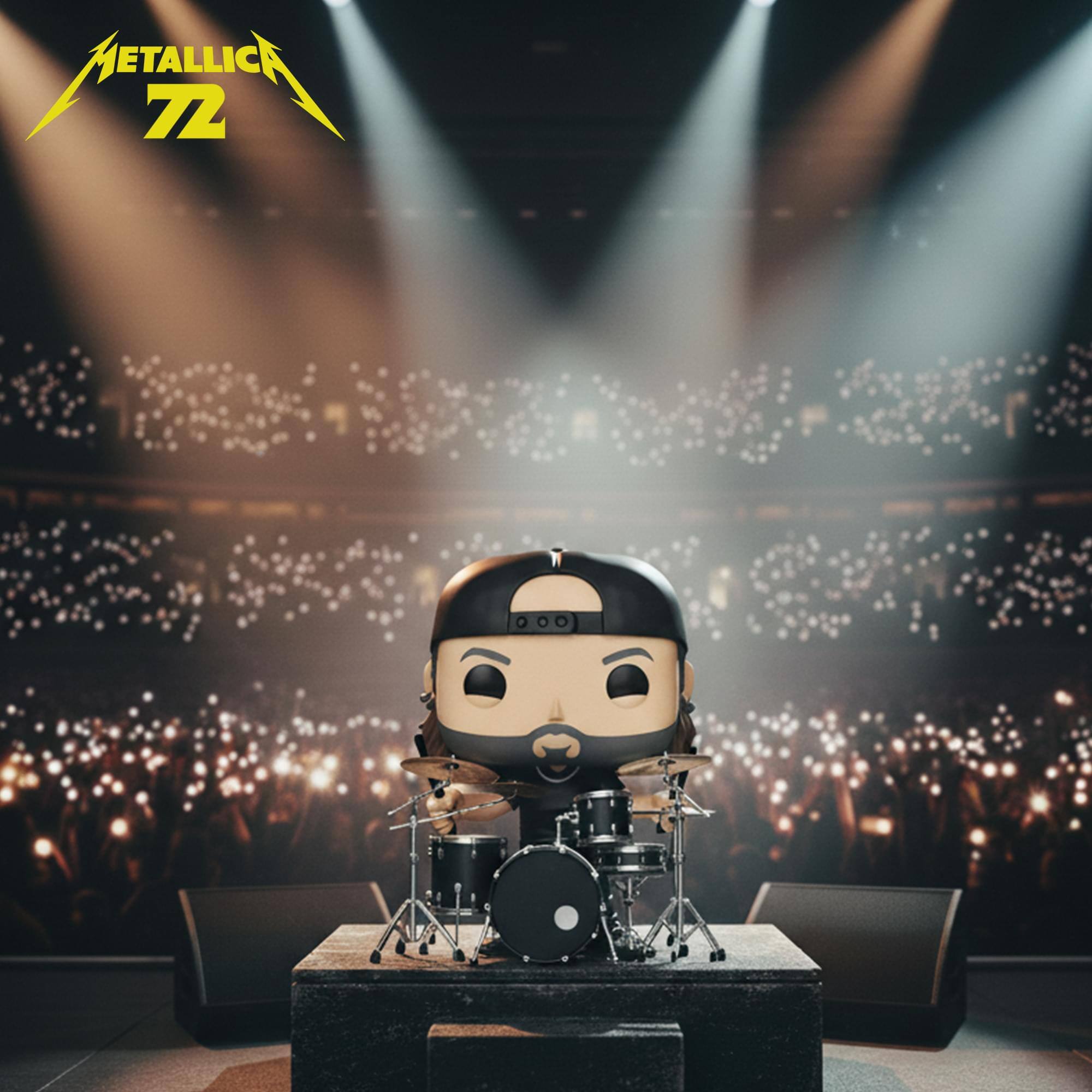 Alt View 2. Funko - Lars Ulrich (72 Seasons) - Black.