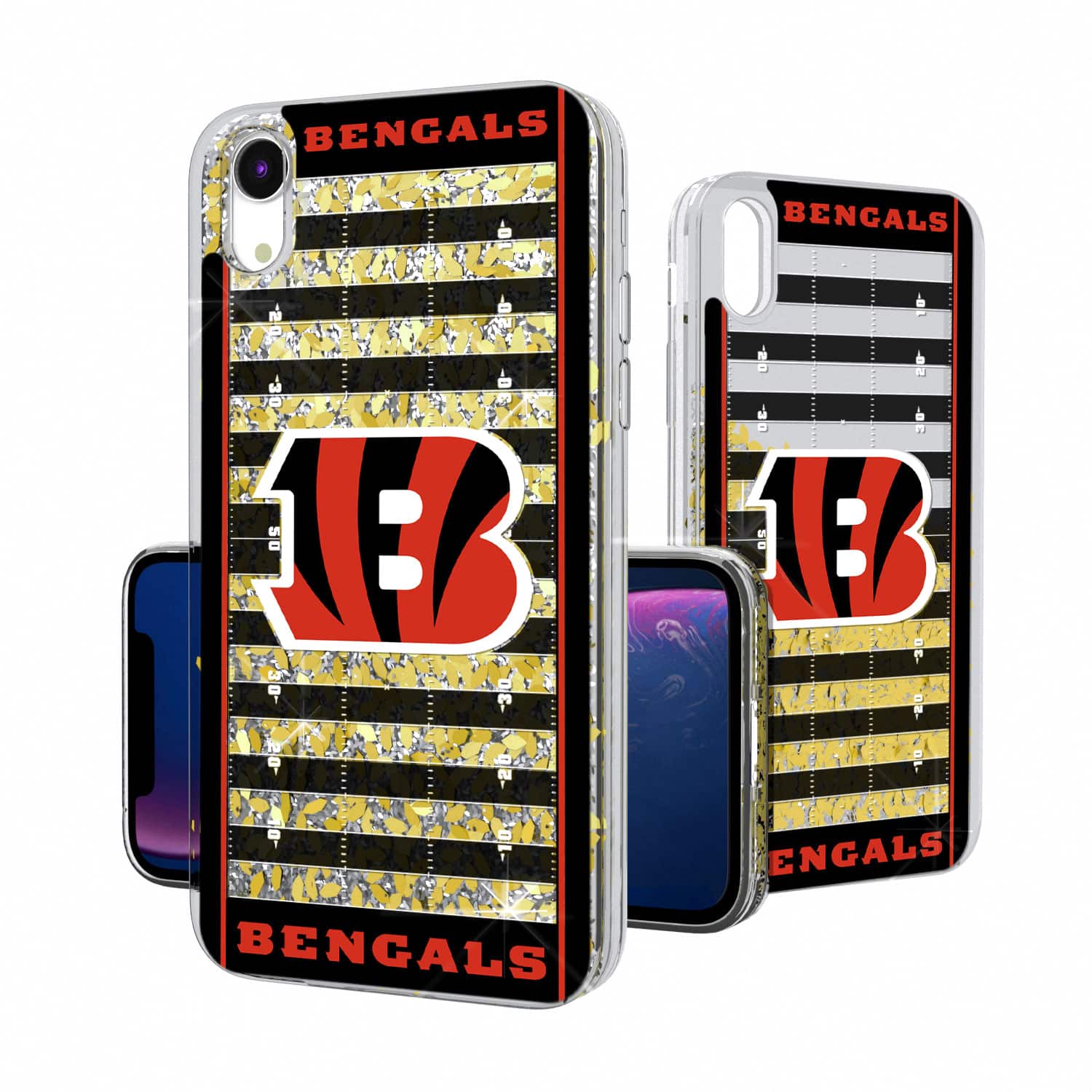 Keyscaper - NFL - Cincinnati Bengals iPhone Field Design Glitter Case - 15 - Multicolor price history on PriceWatchPro
