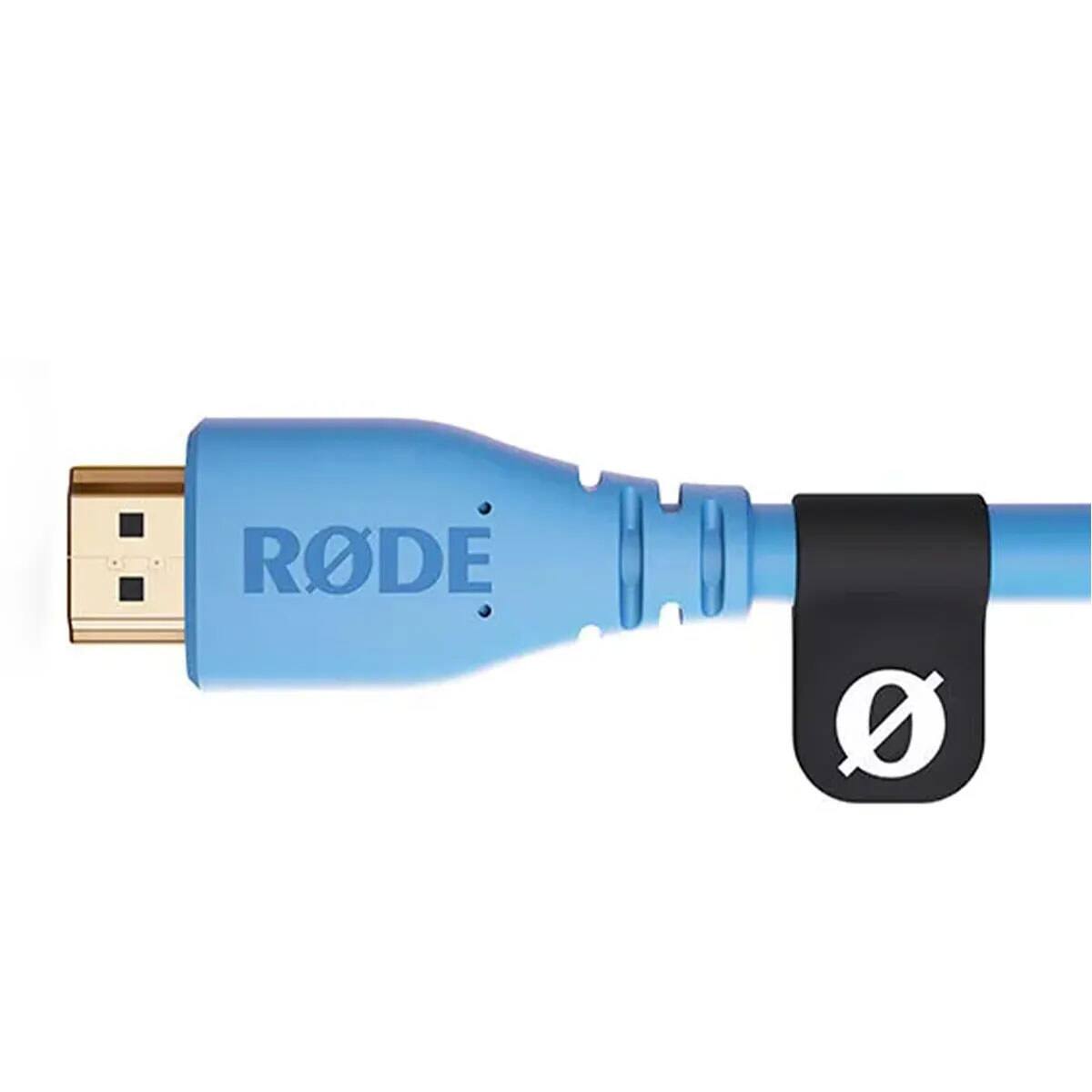 Alt View 2. RODE - Rode Premium High Speed HDMI Cable with Ethernet - Blue, 10'.