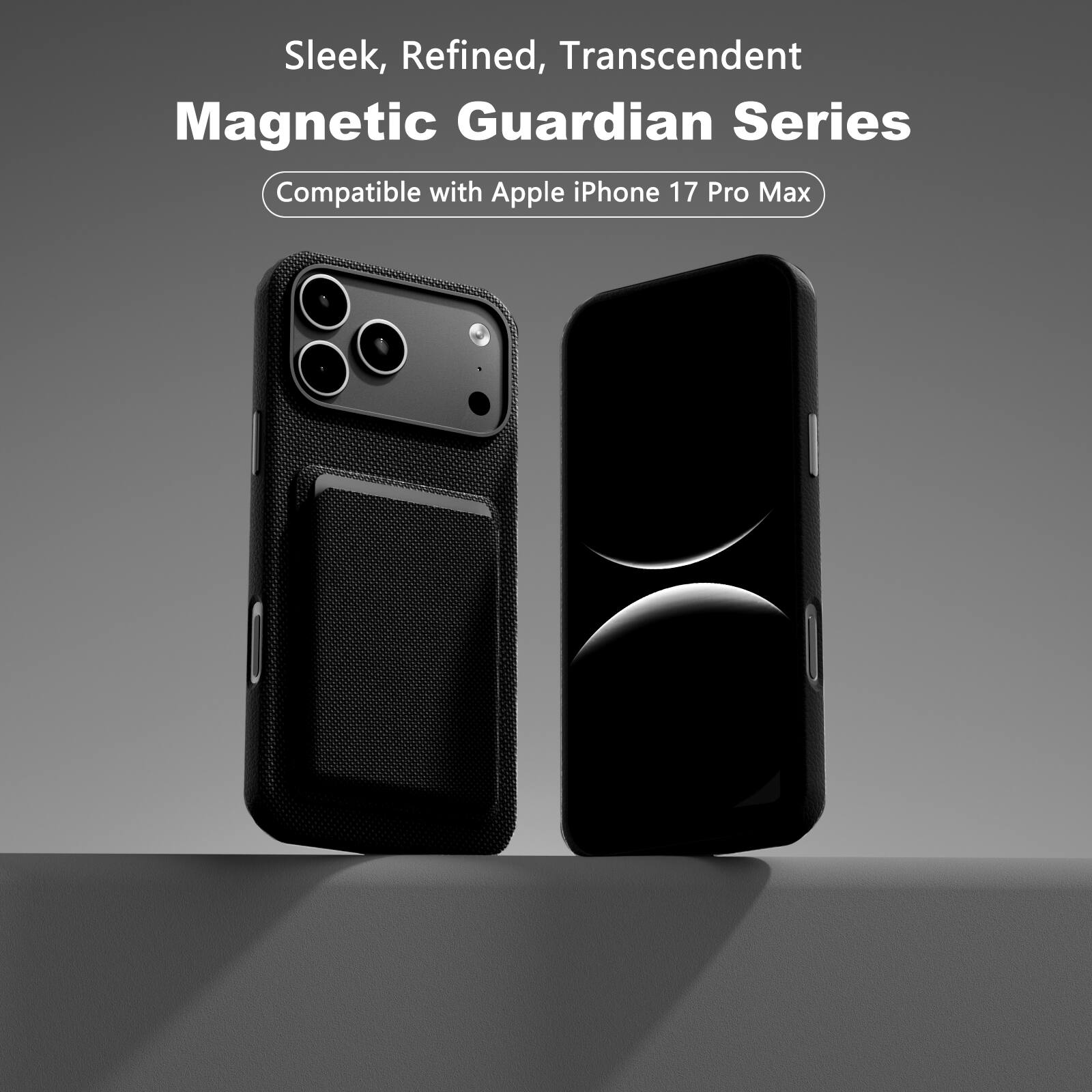 Sleek, Refined, Transcendent  
Magnetic Guardian Series  
Compatible with Apple iPhone 17 Pro Max