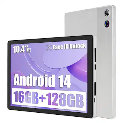 10.4" HD
8" Face ID Unlock
Android 14
16GB + 128GB