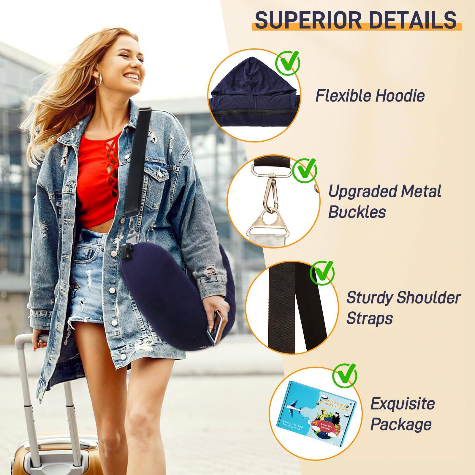 SUPERIOR DETAILS

- Flexible Hoodie
- Upgraded Metal Buckles
- Sturdy Shoulder Straps
- Exquisite Package