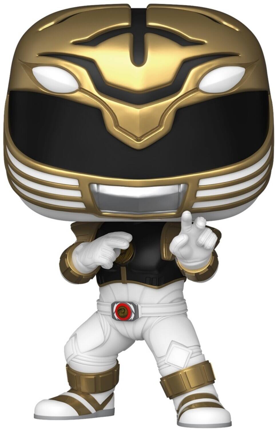 Funko POP! Movies: Mighty Morphin Power Rangers Movie - White Ranger - Collectibles
