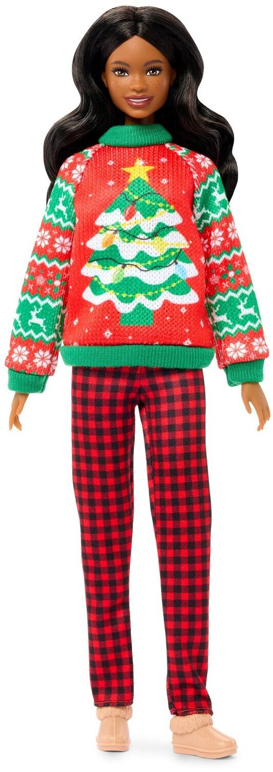 Alt View 2. Mattel - Barbie Signature Holiday Sweater Doll, Christmas Tree, Black   - COLLECTIBLES - Multicolor.