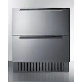 Summit Appliance - 30" Wide 2-Drawer All-Refrigerator - Steel