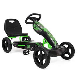 509 Crew - Xspeed Pedal Go-Kart - Green & Black Kids Ride-On, Adjustable Seat, 4+
