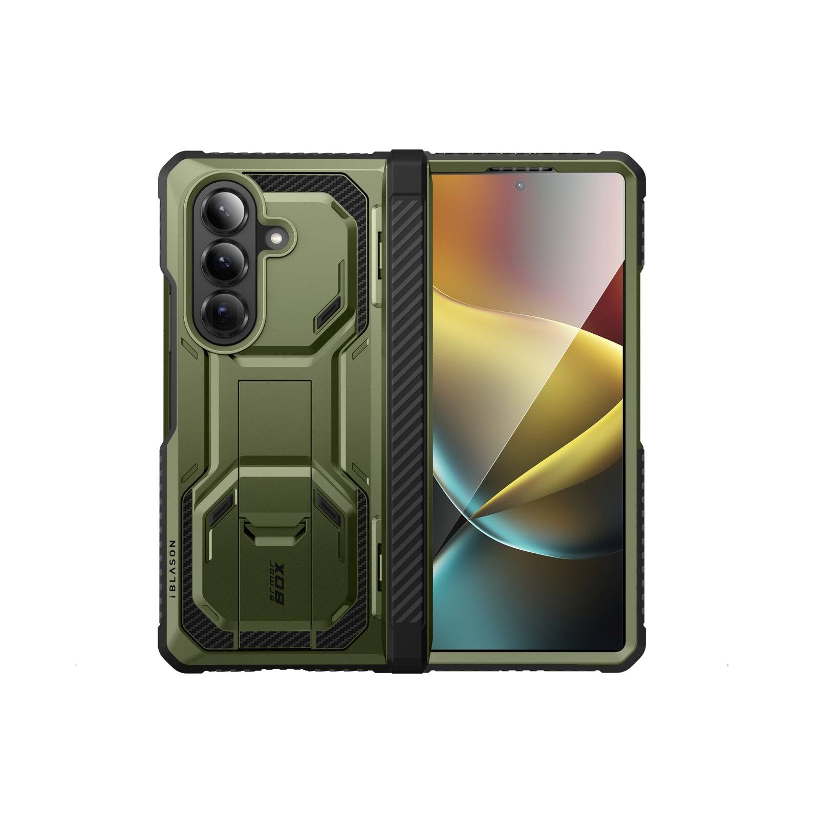i Blason Armorbox Case for Samsung Z Fold7 – Kickstand, Screen ...