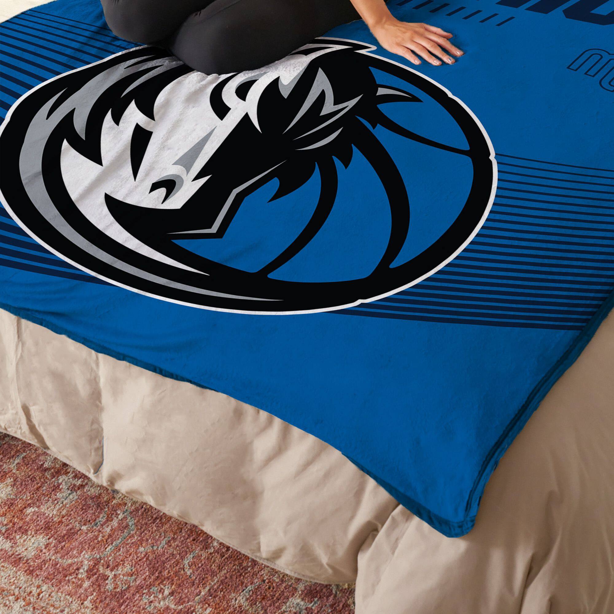 Back. Sweet Home Collection - NBA Dallas Mavericks 60" x 80" Raschel Throw Blanket - Blue.