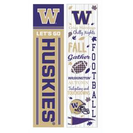 Evergreen Enterprises - Washington Huskies 47" Double Sided Fall Leaner Fan Sign - Multicolor