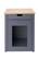 Alt View 15. TRINITY - 20" Dark Gray Litter Box Enclosure End Table w/ Drawer - Dark Gray.