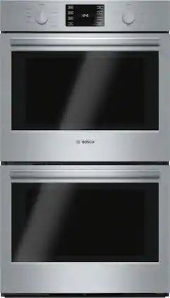 Bosch - 500 Series 30" Built-In Double Electric Wall Oven with True Convection - Stainless Steel