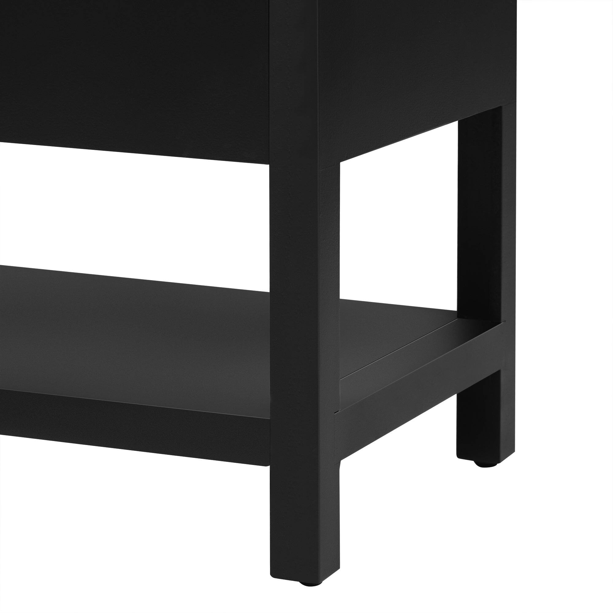 Alt View 8. Boyel Living - Versatile Entryway Console Table with Ample Storage for Study,Entrance and Living Room - Black.