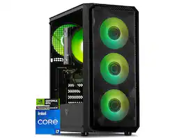 YEYIAN - Gaming Desktop PC TANTO INTEL Core i7-14700F GeForce RTX5060 8GB 32GB DDR5 1TB SSD 650W Gold PSU Windows 11 Home
