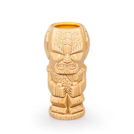 Front. Star Wars - Geeki Tikis Star Trek: The Next Generation Lt. Worf Ceramic Mug | 14 Ounces - Beige.