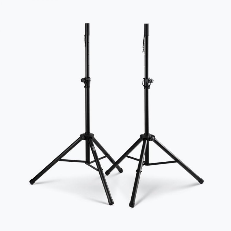 Alt View 6. On Stage Stands - On-Stage SSP7750 Compact Speaker Stand Pack (Pair, Folding, Portable, Tripod Base, Loudspeaker Setup, Carrying Bag, - Black.