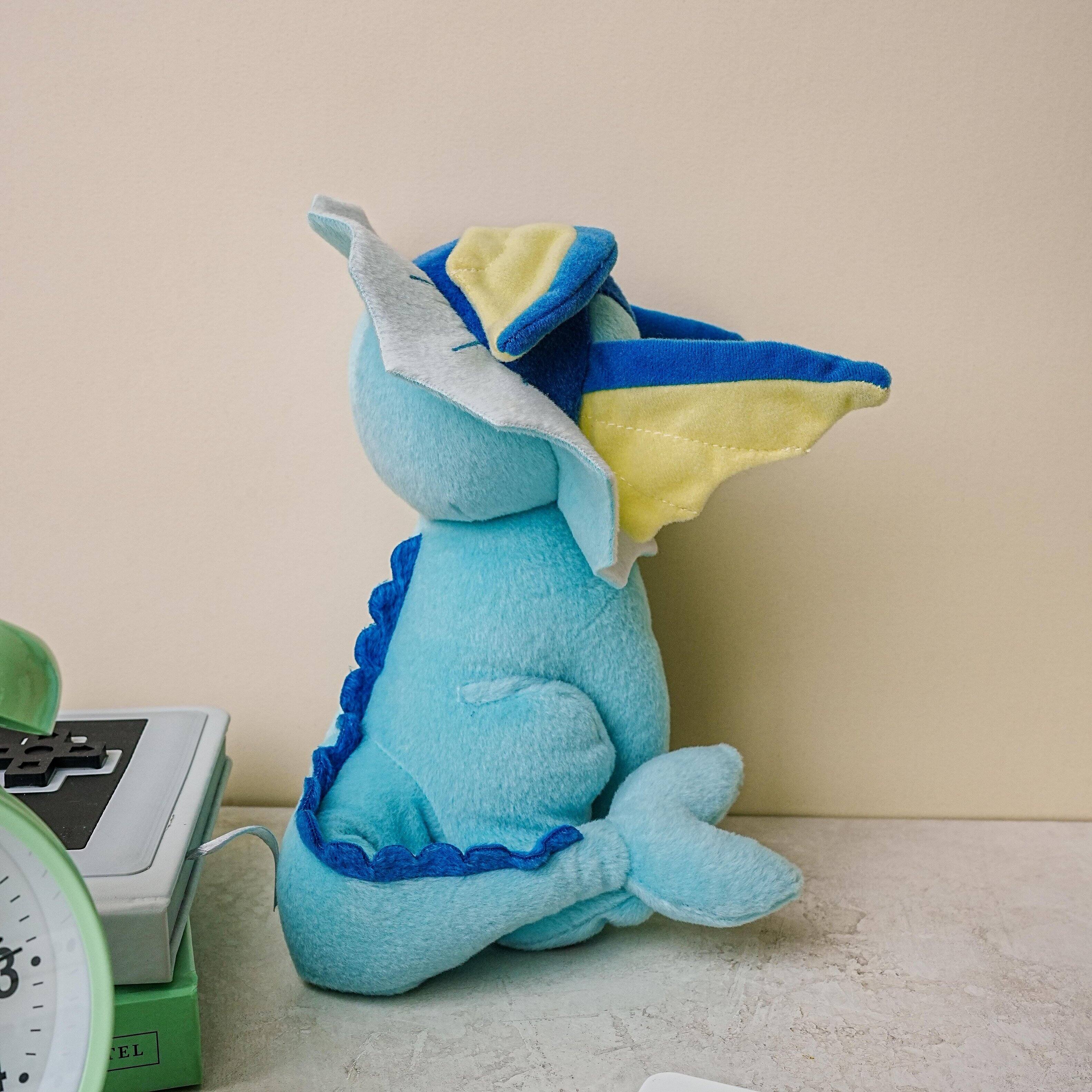 Alt View 5. TOMY - Pokemon 8 Inch Collector Plush | Vaporeon - Multi-Colored.