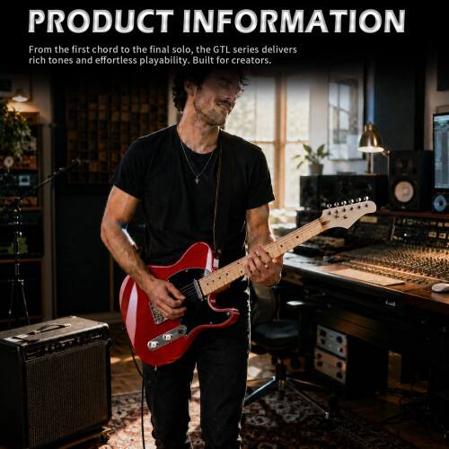PRODUCT INFORMATION

From the first chord to the final solo, the GTL series delivers rich tones and effortless playability. Built for creators.