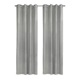 Commonwealth Home Fashions - Habitat Bristol Room Darkening UV Protecion Grommet Curtain Panel for Windows 52" x 84" Grey - Gray