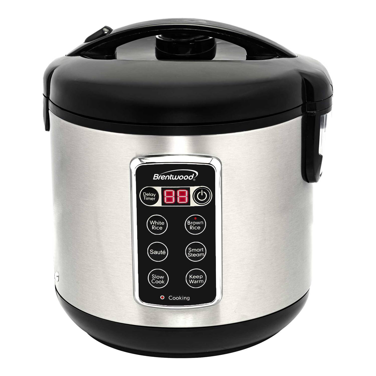 Brentwood - Rc-5110ds 7-function Electric Smart Multi-cooker (10 Cup) - Silver