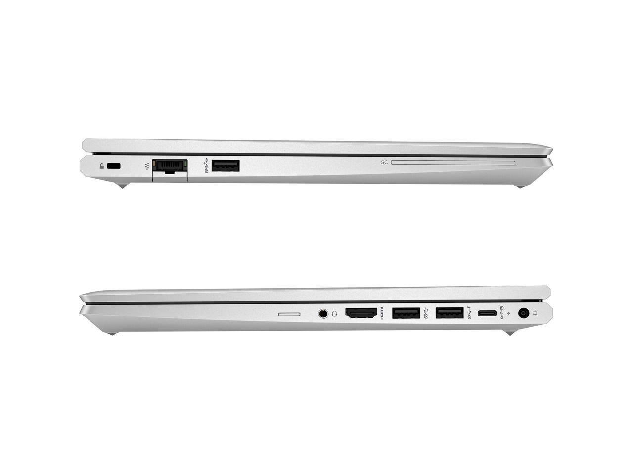 Alt View 2. HP - HP EliteBook 645 G10 Laptop AMD Ryzen 5 Pro 7530U 2.0GHz 8GB Memory 256GB NVMe 14" FHD Windows 11 Pro 64-bit - Silver.