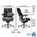 Left. La-Z-Boy - Cantania Bonded Leather Executive Office Chair - Black.