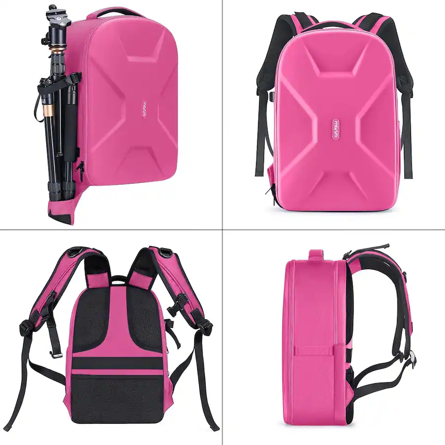 Compartmentalization Systems mosiso Camera Backpack 15 16 inch Waterproof Hardshell Camera Bag with ...