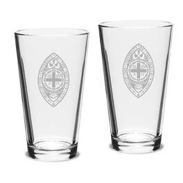 Jardine - University of the South Tigers 16oz. 2-Piece Classic Pub Glass Set - Multicolor
