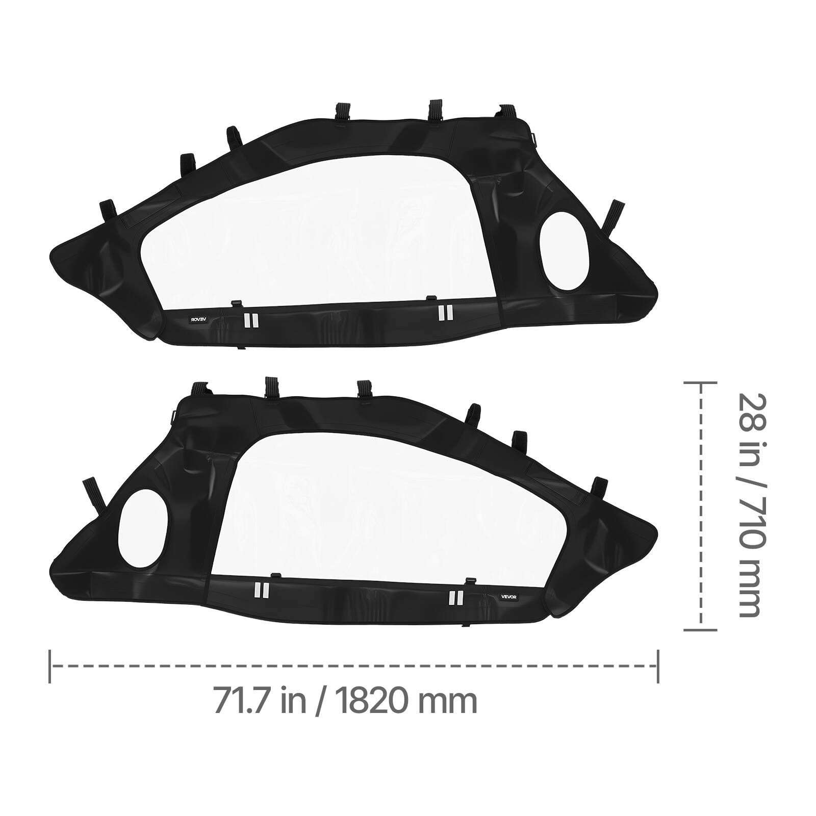 AEY 71.7 in / 1820 mm  
28 in / 710 mm