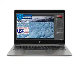 HP - Refurbished Excellent - ZBook 14U G6 Core i5-8365U 1.6GHz, 16GB, 512GB SSD, 14inch FHD, Windows 11 Pro (Refurbished) - Silver