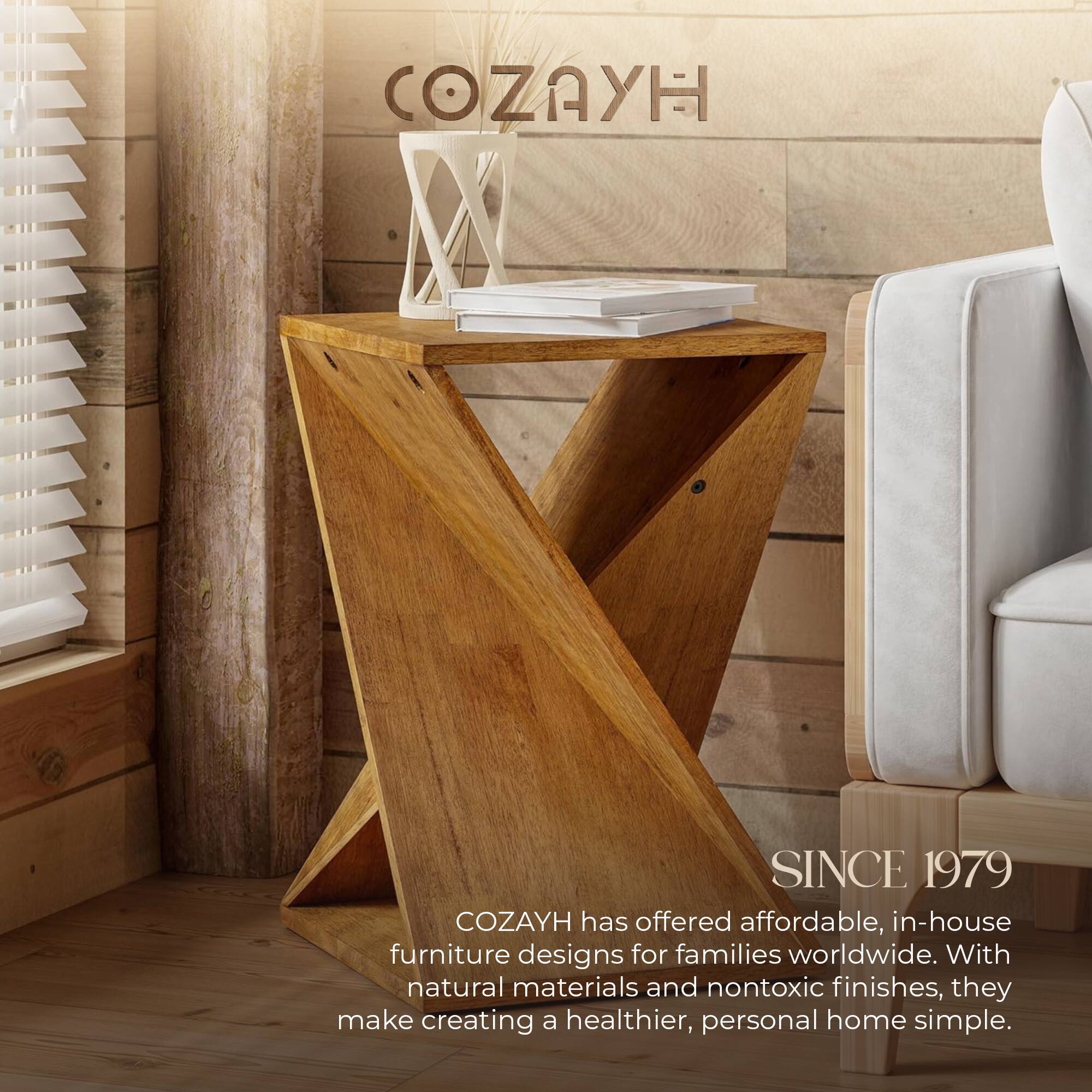 COZAYH SINCE 1979

COZAYH has offered affordable, in-house furniture designs for families worldwide. With natural materials and nontoxic finishes, they make creating a healthier, personal home simple.