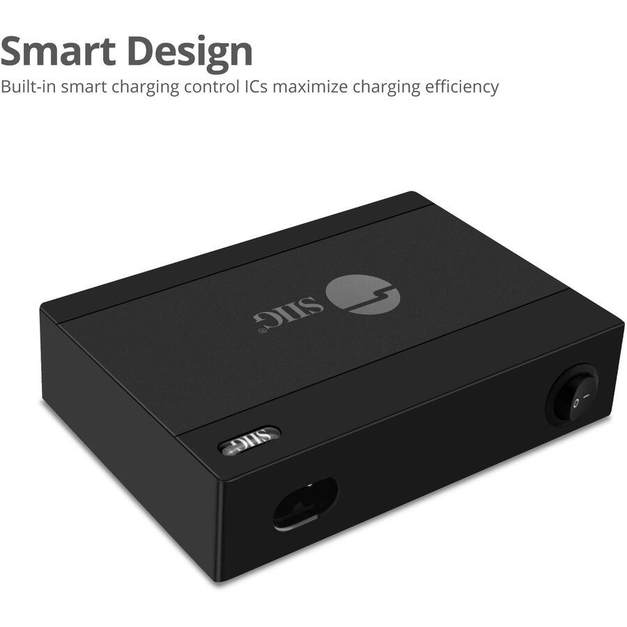 Smart Design  
Built-in smart charging control ICs maximize charging efficiency